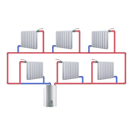 Радиатор алюминиевый Tipido 500/6 (б/комплекта)