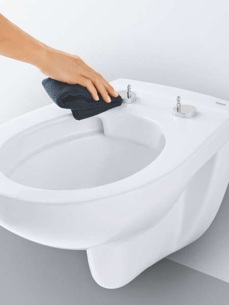 Сиденье для унитаза GROHE 39493000 Bau Ceramic (с микролифтом), альпин-белый Сиденье для унитаза GROHE 39493000 Bau Ceramic (с микролифтом), альпин-белый