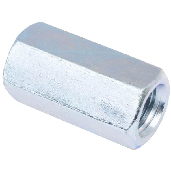 Гайка переходная DIN 6334 М20 (белый цинк 1 шт)