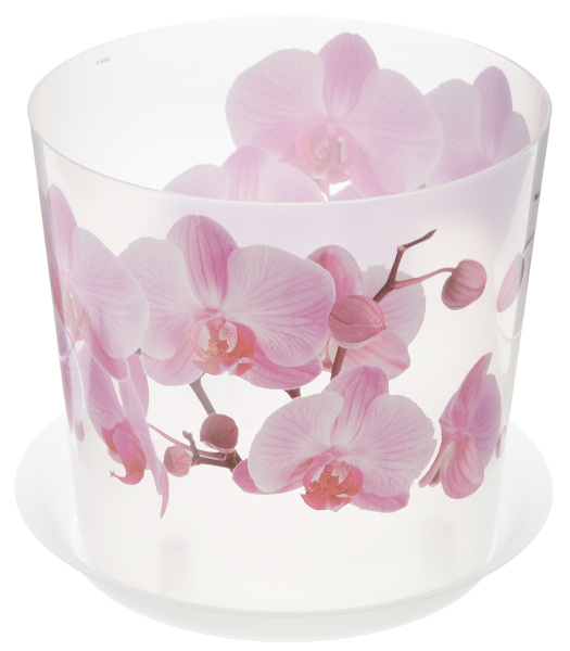 Кашпо IDEA ДЕКО D160мм 2,4л с подставкой орхидея