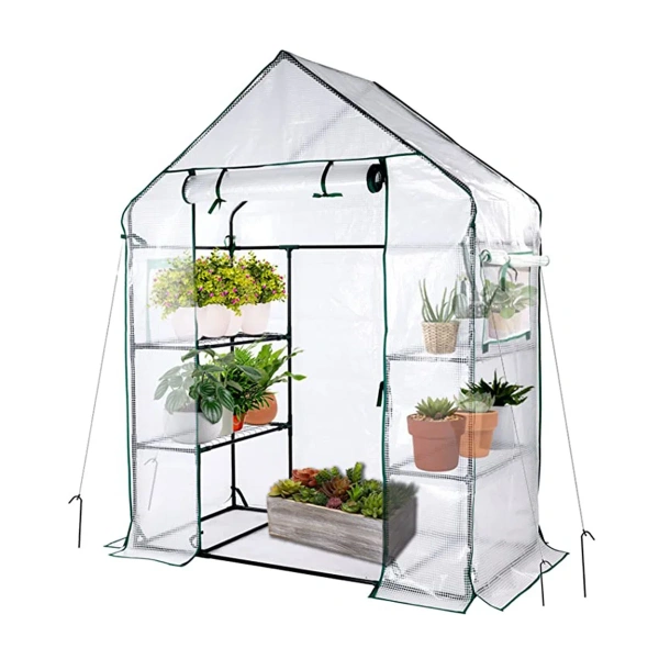 Теплица GardenLine 140х73х200 см. 4 полки.