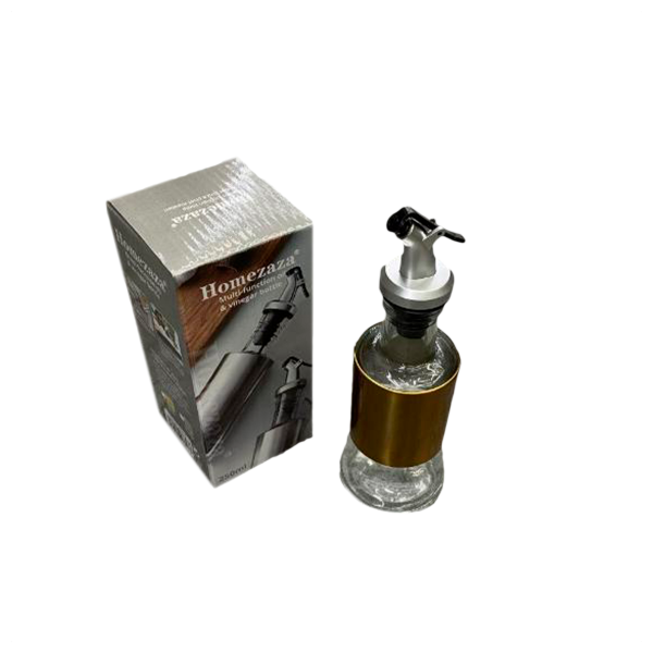 Бутылка DH Gold для масла и уксуса 250 мл 19,5х6,5 см стекло DH2558