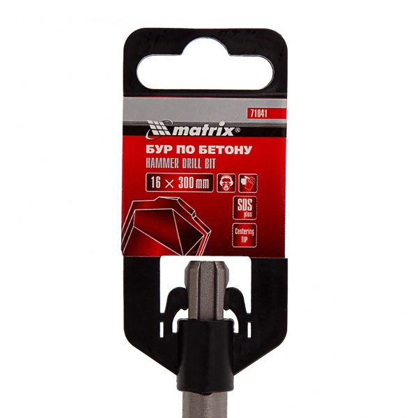 Бур Matrix по бетону 16х300мм SDS PLUS