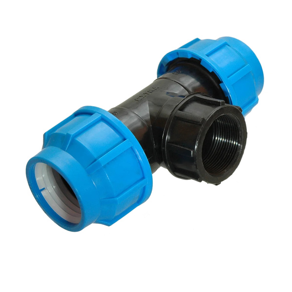 Тройник ПЭ 25 компрессионный