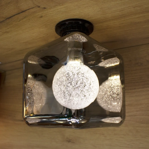 Лампа декоративная LED PG120 3W 3000K куб Хром