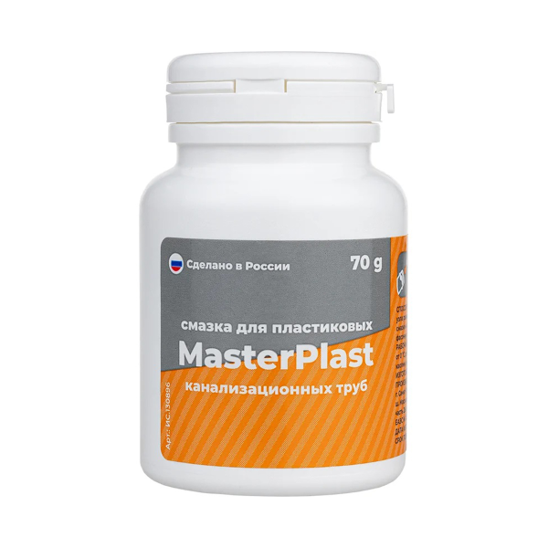 Смазка для канализационных труб MasterPlast (70 г), туба