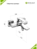 Смеситель д/в GROSS AQUA 2515880C Edge короткий излив