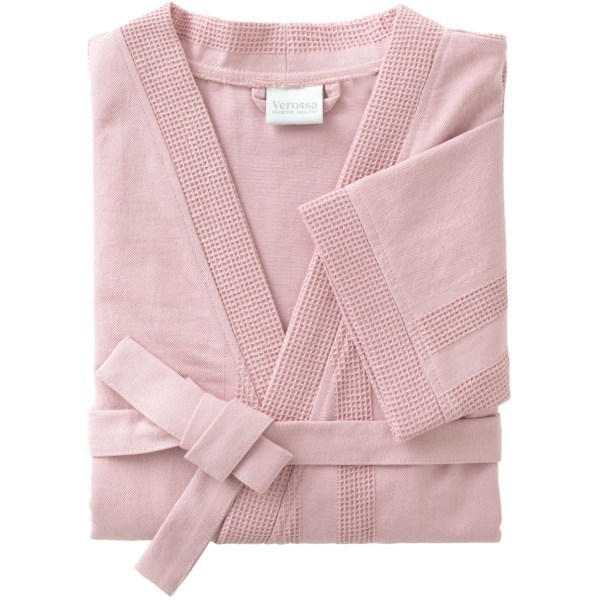 Халат вафельный уни "Verossa" размер M чайная роза