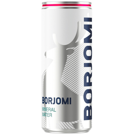 Borjomi минеральная вода 0,33 ж/б