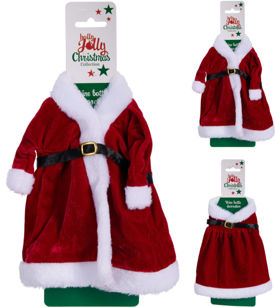 Наряд для бутылки новогодний 2 вида в ассортименте AAO400050 К