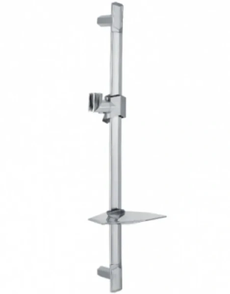 Стойка душевая Lemark 685 мм LM8066C с шестиугольной мыльницей, хром,блистер