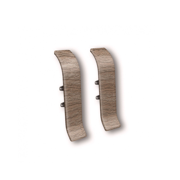 Соединитель для плинтуса 55мм "Идеал Классик", 205 Дуб капучино