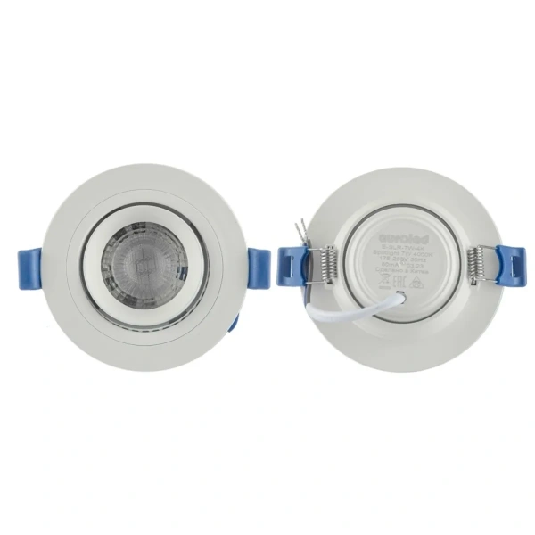 Светильник точечный светодиодный круглый Euroled 7W 4000K