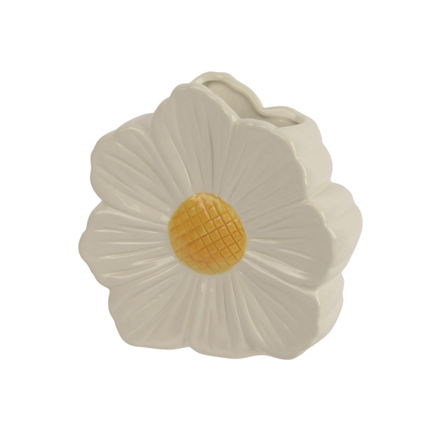 Ваза доломит Ромашка Н14,8 см 891534 Kmg