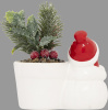 Фигура декоративная Atmosphera с елкой в керамическом горшке 13 см 2 вида в ассортименте 208345