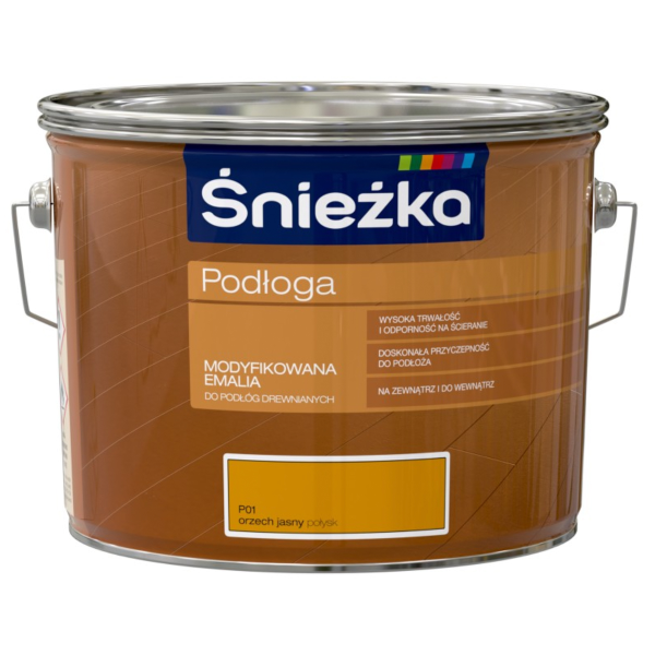 Эмаль Sniezka Podloga для пола светлый орех P01 2.5 л Эмаль Sniezka Podloga для пола светлый орех P01 2.5 л