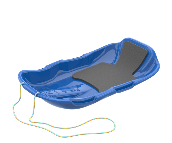 Санки-ледянки Комета 74х43х15 см, мягкая сидушка в ассортименте АП 213