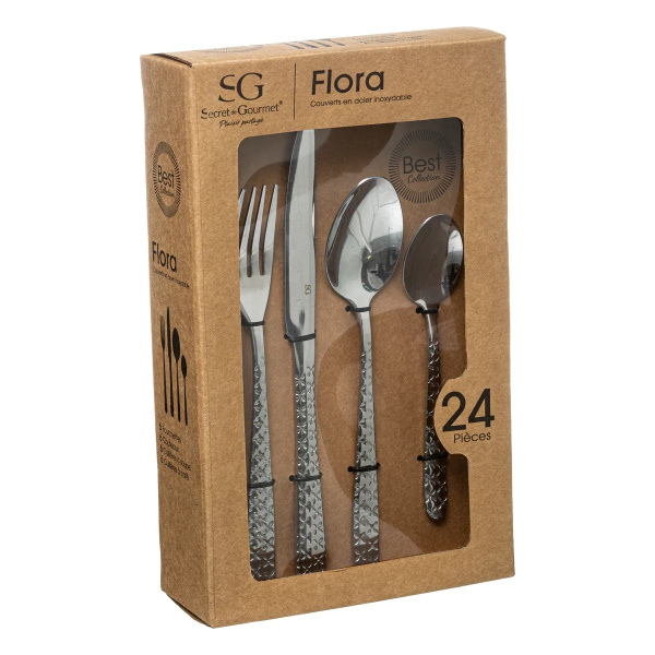 Набор столовых приборов SG FLORA 24 предмета 147810