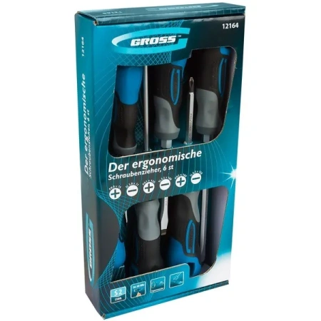 Набор отверток GROSS 6 шт S2