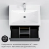 Тумба под умывальник AM.PM M85AFHX0652BM X-Joy, подвесная, 65 см, 2 ящика, черный матовый,