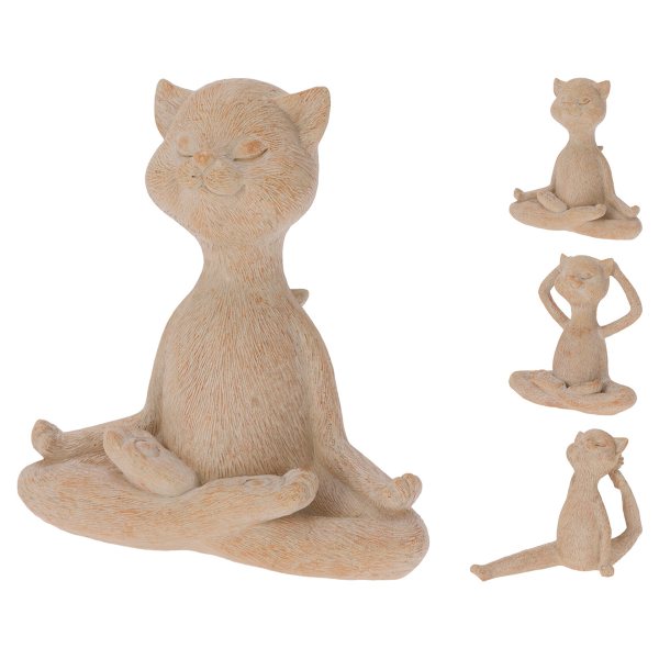 Фигура садовая Кот 14 см 3 дизайна в ассортименте 252731620 К