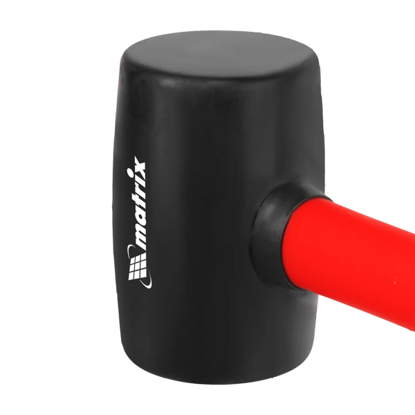 Киянка Matrix резиновая черная резина фибергласовая ручка 225г