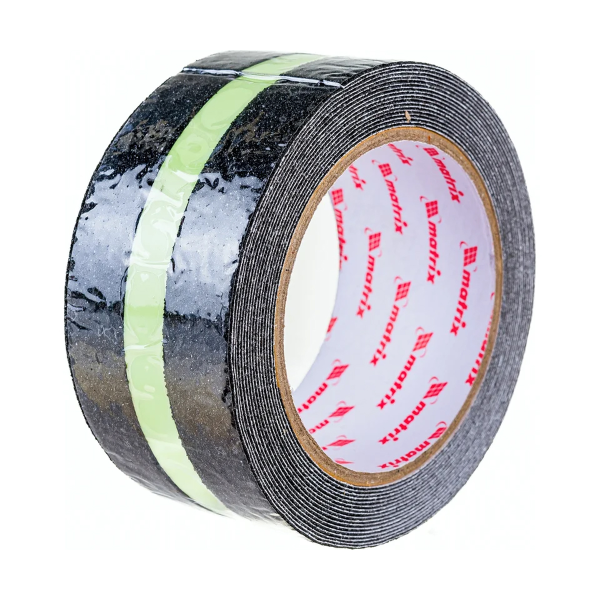 Лента клейкая противоскользящая, c фотолюминисцентной полосой 50 мм. х 5м.// Matrix