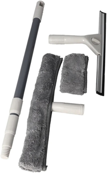 Окномойка DH с телескопической ручкой с 2 насадками DM23-118 Окномойка DH с телескопической ручкой с 2 насадками DM23-118