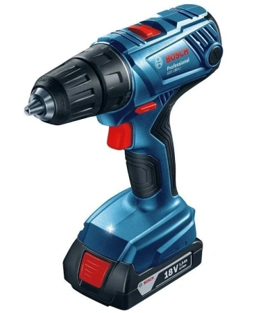 Шуруповерт аккумуляторный Bosch GSR 180 LI 06019F8109 (2 Ач x 2 шт, Li-Ion, 18 В, кейс)