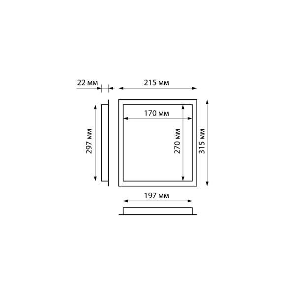 Люк пластик 20/30 (Люкс)