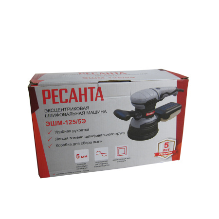 Машина эксцентриковая шлиф. Ресанта ЭШМ-125/5Э
