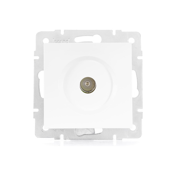 Розетка VESNA 742-0288-129 ТВ проходной белая (механизм)