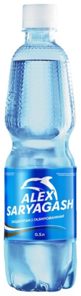 Вода Alex Saryagash газированная 0,5л