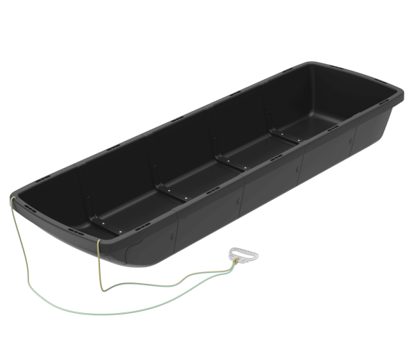 Сани-волокуши универсальные «Гигант» с ручкой (5 сегментов) (1950*600*260мм)