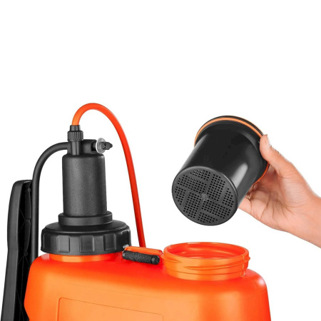 Опрыскиватель GRINDA KS-15, 15 л, с телескопическим удлинителем, ранцевый (425216)