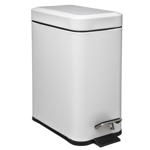 Ведро для мусора 5Five 5 л прямоугольное белое 160848I