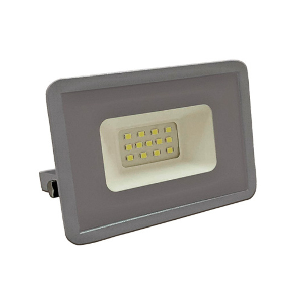 Прожектор светодиодный СДО 10Вт 6500К IP65 серый Фарлайт