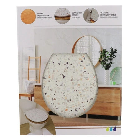 Сиденье для унитаза Tendance TERRAZZO МДФ 4110672