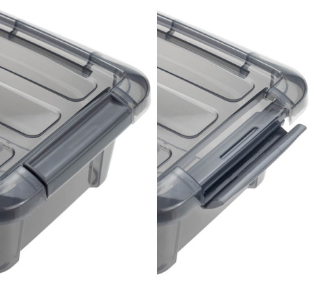 Ящик для хранения IDEA КИП с замками 2,8л М 2333