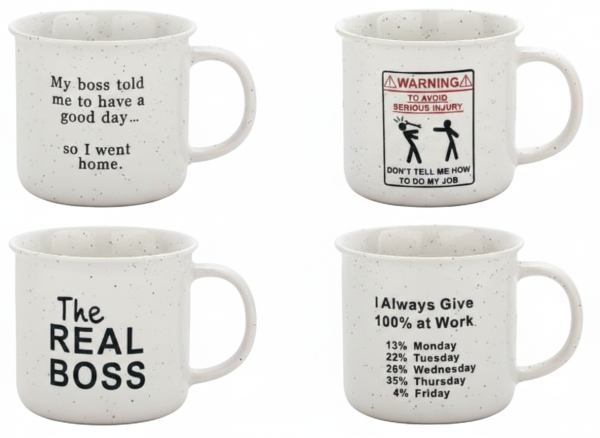 Кружка DH Affirmations 350мл 4 диз. T01-185B