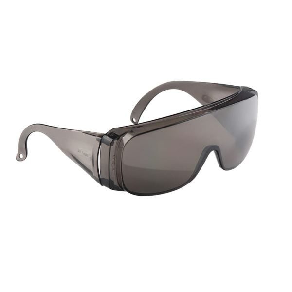 Очки защитные открытого типа, затемненные, ударопрочный поликарбонат// СИБРТЕХ/Россия