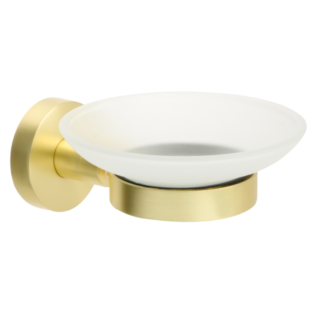 Мыльница стекло FIXSEN "COMFORT GOLD" золото-сатин FX-87008