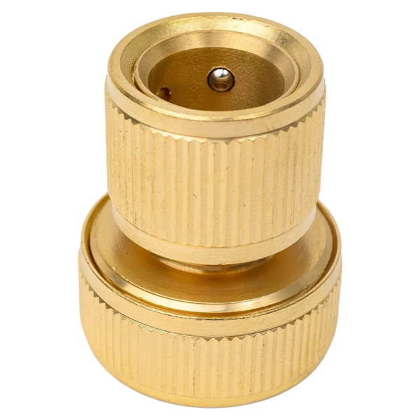 Соединитель латунный быстросъемный для шланга 3/4"// Palisad