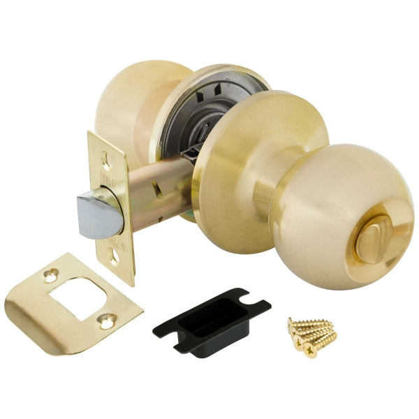 Ручка защелка PUNTO 6072 SB-P (без фик.) мат. золото Ручка защелка PUNTO 6072 SB-P (без фик.) мат. золото