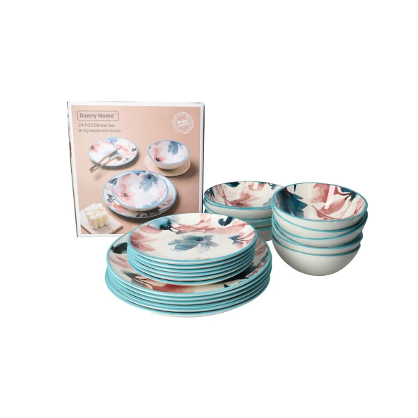 Набор столовой посуды 24 пр. DH Floral керамика SF21-24T