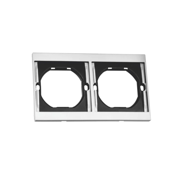 Рамка 2-ная QUATTRO ARCTIC WHITE UNIT (15)