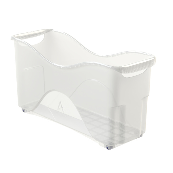 Контейнер хозяйственный АльтПласт на колесах 10л 46х16х23,5 см АП 085