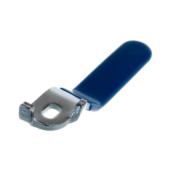 Ручка длинная усиленная, для крана, 1/2" - 3/4", прорезиненная СИНЯЯ, MP-У