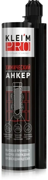 Анкер химический "KLEIM PRO" на основе полиэстера, 345 мл (картридж 20 шт/кор)