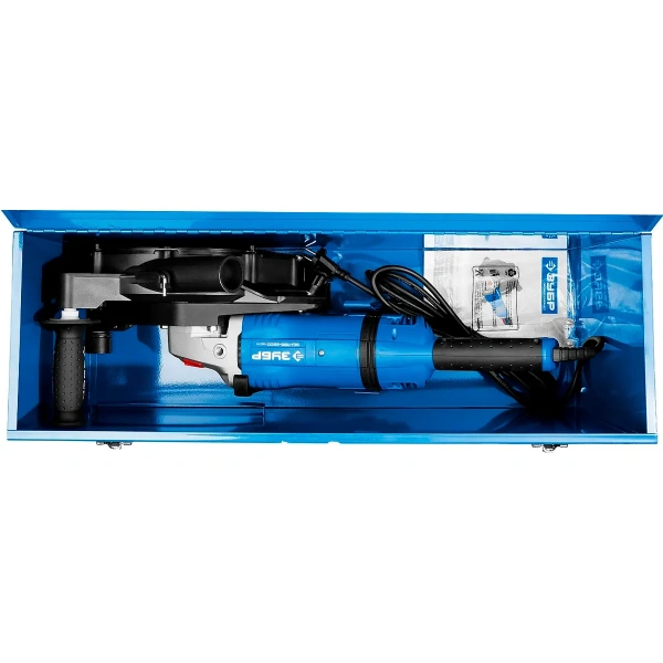 Штроборез (бороздодел) ЗУБР Профессионал d 180 мм, 2100 Вт, 45 мм, метал. ящик, (ЗШ-П45-2100 ПВТК)